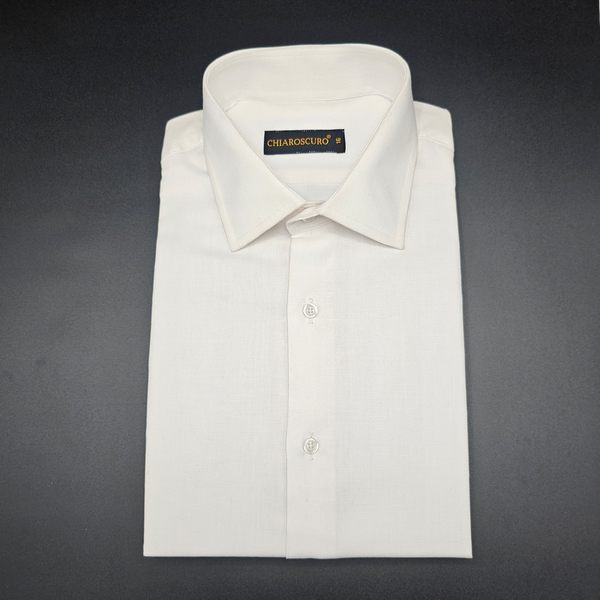 white shirt with dotted texture