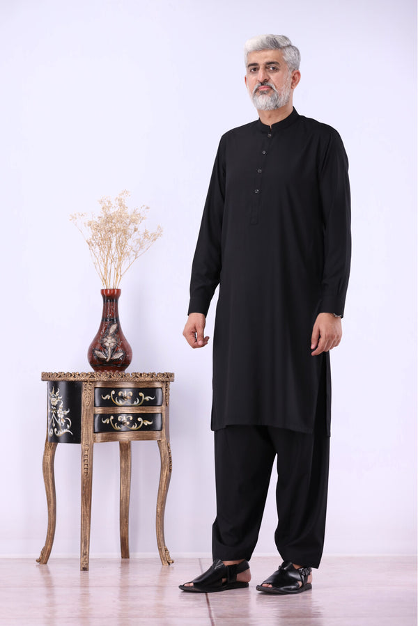 Premium Black Kameez Shalwar