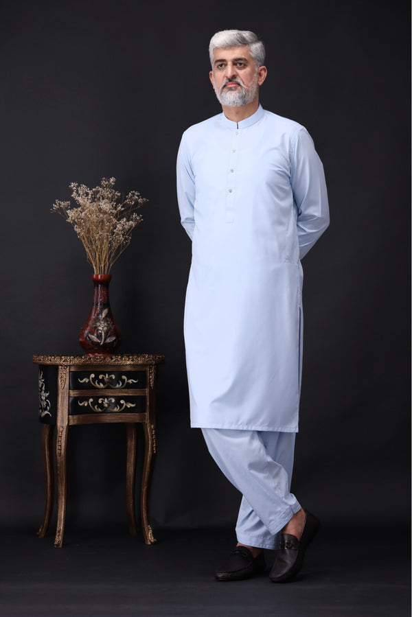 Sky Blue  Kameez Shalwar